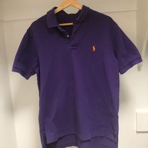 Polo large men’s shirt and purple